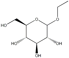 乙基 BETA-D-吡喃葡萄糖苷 结构式