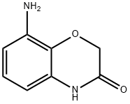 8-AMINO-2H-1,4-BENZOXAZIN-3(4H)-ONE 结构式
