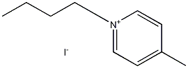 1-丁基-4-甲基碘化吡啶 结构式