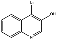 4-溴喹啉-3-醇 结构式