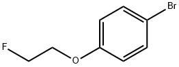 苯,1-溴-4-(2-氟乙氧基)- 结构式