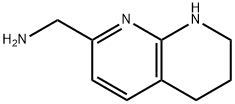 5,6,7,8-四氢-1,8-萘啶-2-甲胺 结构式