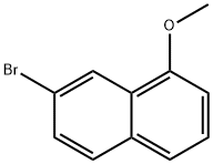7-溴-4-甲氧基萘 结构式