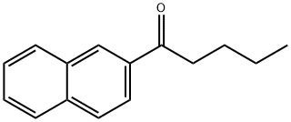 1-(2-萘基)-1-戊酮 结构式