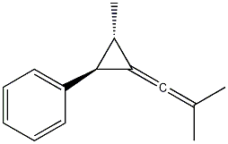 Benzene, (2-methyl-3-(2-methyl-1-propenylidene)cyclopropyl)-, trans- 结构式