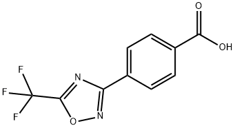 4-[5-(三氟甲基)-1,2,4-二唑-3-基]苯甲酸 结构式