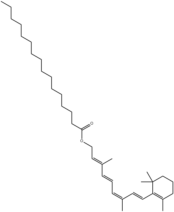 9-cis-Retinyl Palmitate 结构式