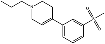4 - [3 - (二甲基)苯基] - 1 -丙基-1,2,3,6 -四氢 结构式