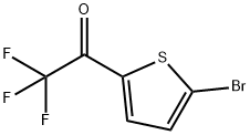 1-(5-溴噻吩-2-基)-2,2,2-三氟乙酮 结构式