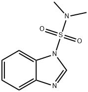 N,N-DIMETHYL BENZOIMIDAZOLE-1-SULFONAMIDE 结构式