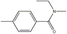 N-Ethyl-N,4-dimethylbenzenamide 结构式