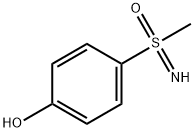 S-甲基-S-(4-羟基苯基)亚磺酰亚胺 结构式
