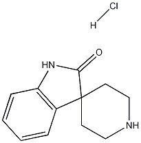 螺[吲哚啉-3,4'-哌啶]-2-酮盐酸盐 结构式