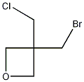 3-溴甲基-3-氯甲基-1-氧杂环丁烷 结构式