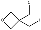 3-氯甲基-3-碘甲基-1-氧杂环丁烷 结构式