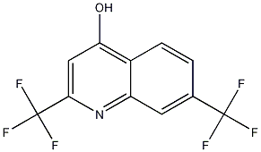 2,7-双三氟甲基-4-羟基喹啉 结构式