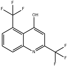 2,5-双三氟甲基-4-羟基喹啉 结构式