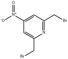 2,6-Bis(bromomethyl)-4-nitropyridine 结构式