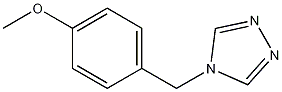 4-(4-甲氧基苄基)-4H-1,2,4-三唑 结构式