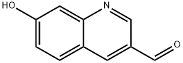 7-羟基喹啉-3-甲醛 结构式