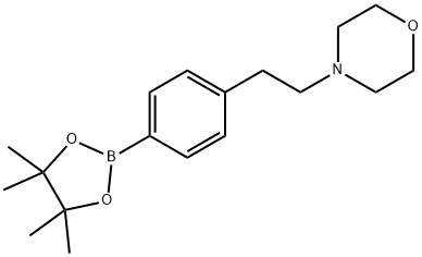 4-(2-MORPHOLINOETHYL)PHENYLBORONIC ACID, PINACOL ESTER 结构式