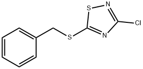 5-(benzylthio)-3-chloro-1,2,4-thiadiazole 结构式