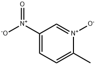 2-Methyl-5-nitropyridine N-oxide 结构式