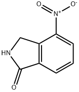 4-硝基-异吲哚啉-1-酮 结构式