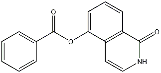 5-Benzoyloxy-1(2H)-isoquinolinone 结构式