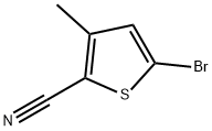 5-溴-3-甲基噻吩-2-腈 结构式