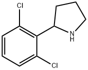 2-(2,6-二氯苯基)吡咯烷 结构式