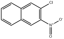 2-氯-3-硝基萘 结构式