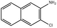 3-氯-2-萘胺 结构式
