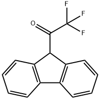 1-(9H-芴-9-基)-2,2,2-三氟乙酮 结构式