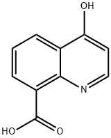 4-羟基喹啉-8-羧酸 结构式