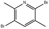 2,5-二溴-3,6-二甲基吡啶 结构式