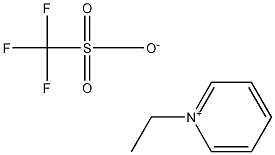 N-乙基吡啶三氟甲烷磺酸盐 结构式