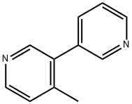 4-甲基-3,3'-联吡啶 结构式