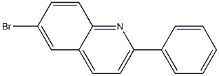 2-苯基-6-溴喹啉 结构式