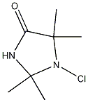 1-CHLORO-2,2,5,5-TETRAMETHYL-4-IMIDAZOLIDINONE 结构式