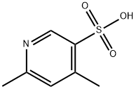 4,6-Dimethylpyridine-3-sulfonic acid 结构式