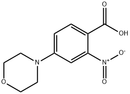 4-(吗啉-4-基)-2-硝基苯甲酸 结构式