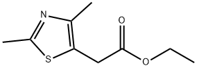 2,4-二甲基噻唑-5乙酸乙酯 结构式