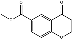 4-氧代苯并二氢吡喃-6-羧酸甲酯 结构式