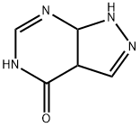 3a,7a-dihydro-1H-pyrazolo[3,4-d]pyrimidin-4-ol 结构式