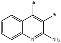 2-Amino-3,4-dibromoquinoline 结构式