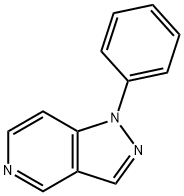 1-苯基-1氢-吡唑[4,3-C]并吡啶 结构式