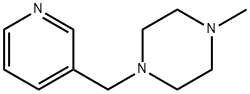 1-甲基-4-(吡啶-3-基甲基)哌嗪 结构式