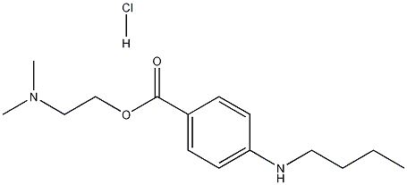 Benzoic acid, 4-(butylamino)-, 2-(dimethylamino)ethyl ester, monohydrochloride 结构式