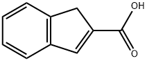 1H-茚-2-甲酸 结构式